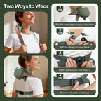 Cervora™ 4D Deep-Kneading Neck & Shoulder Massager – Heated Hand-Simulation Massage for Muscle Relaxation